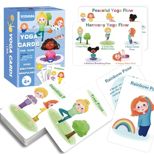 70-Pose Kids Yoga Card Set