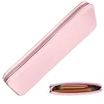 brush bubble large silicone makeup brush holder travel case- A storage & makeup bag organizer for brush sets & makeup tools to protect make up accessories & bag, Pink (9 * 3.15 * 1.2)