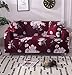 Odot Elastischer Sofabezug, Antirutsch Stretch Couchbezug Sesselbezug Weich Stretchhusse Stoff Möbelschutz Sofa (1 Sitz: 90-140cm,Rot)
