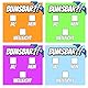 60x Bumsbar Aufkleber Set – Spaßige Mallorca Sauf Party Flirten Sticker in 4 Farben für Fasching Malle JGA Festival Après-Ski Accessoires