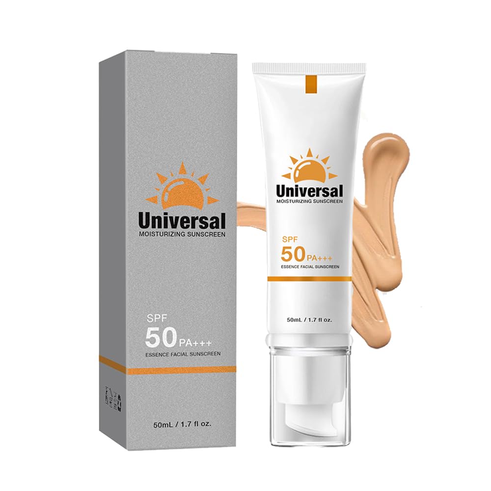 Tinted Sunscreen For Face SPF 50 Universal Protector Solar 50 Moisturizer Hydrating Sun Essence Face Sunscreen UV Defense