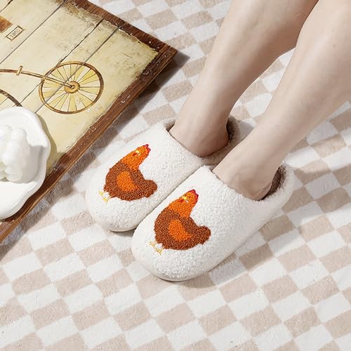 Image of Women's Men's Cute Frog Slippers Fuzzy Memory Foam Kawaii Cartoon Animal Slippers Winter Warm Fluffy Shoes
