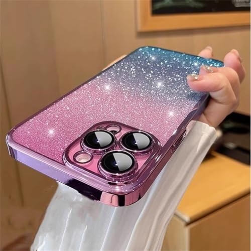 Coque iPhone 13 Pro violette idéale au quotidien avec design dégradé chic et brillant