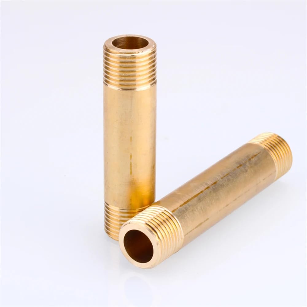 Longitud 50 mm 80 mm 100 mm 120 mm 150 mm 1/2" BSP Rosca macho a macho Conector de extensión de tubería de latón