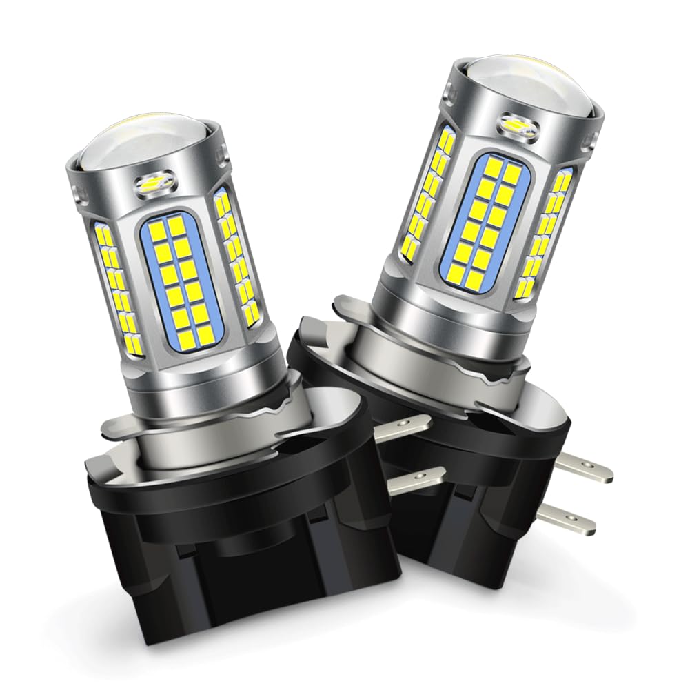 SOFOC H9B Lampada LED per Fanale Bianco Freddo 12V 24V 10-30V AC/DC Design Illuminazione Focalizzata e Diffusa per Fendinebbia DRL Sostituzione Luce Abbagliante/Anabbagliante 2Pz