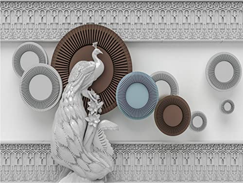 Image of Cabana Homes (48 inch x 36 inch) 3D Self Adhesive Wallpaper, Living Room, Bedroom, Sofa Background, Gypsum Board, Office