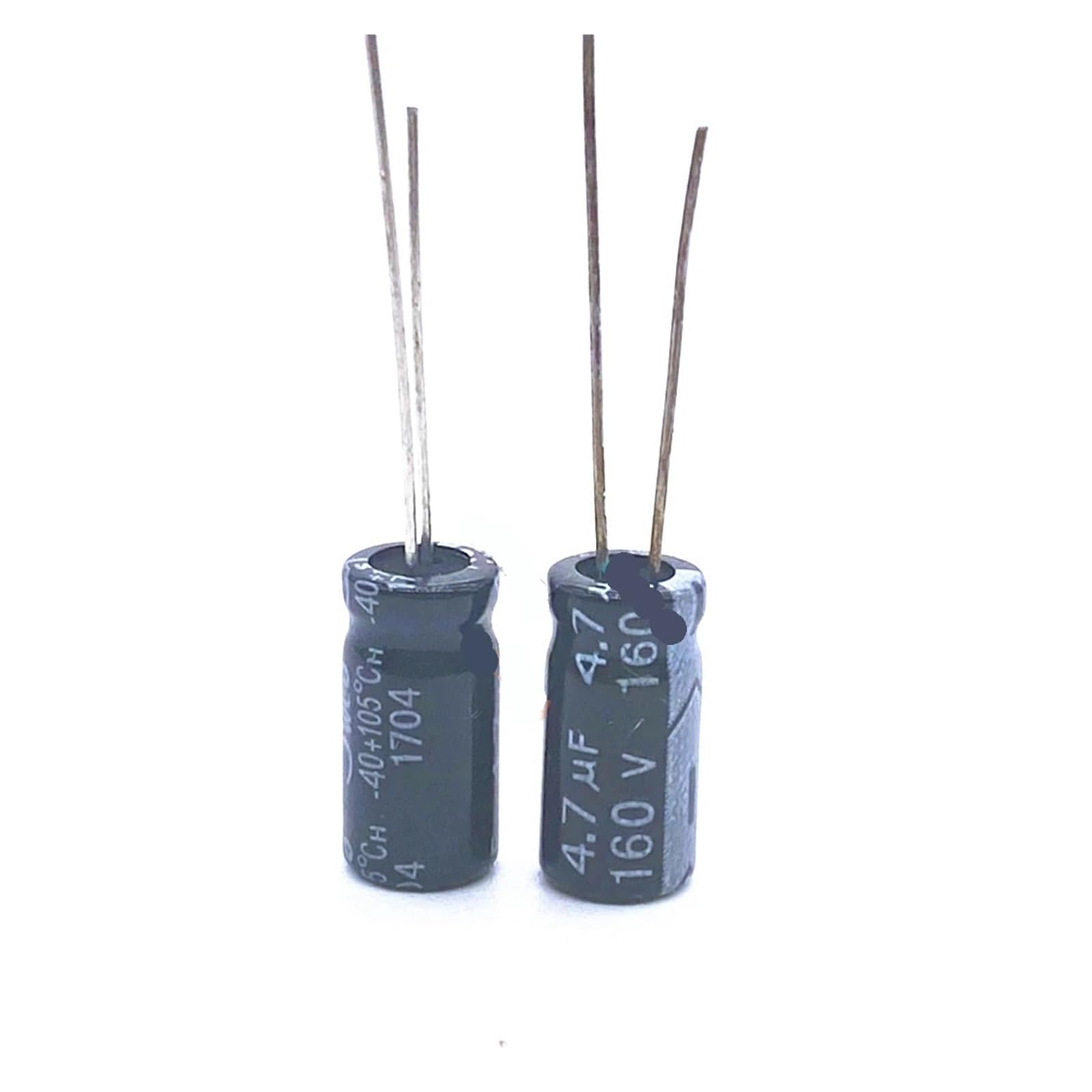 ICXLPMC 10pcs/lot BC18 160v 4.7UF aluminum electrolytic capacitor size 6 * 12 4.7UF 20%