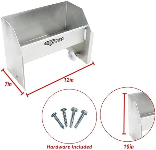 Miniatura 6 de Organizador de almacenamiento de aluminio cerrado de estación de limpieza manual para garage, tienda, remolque Pit Posse 454
