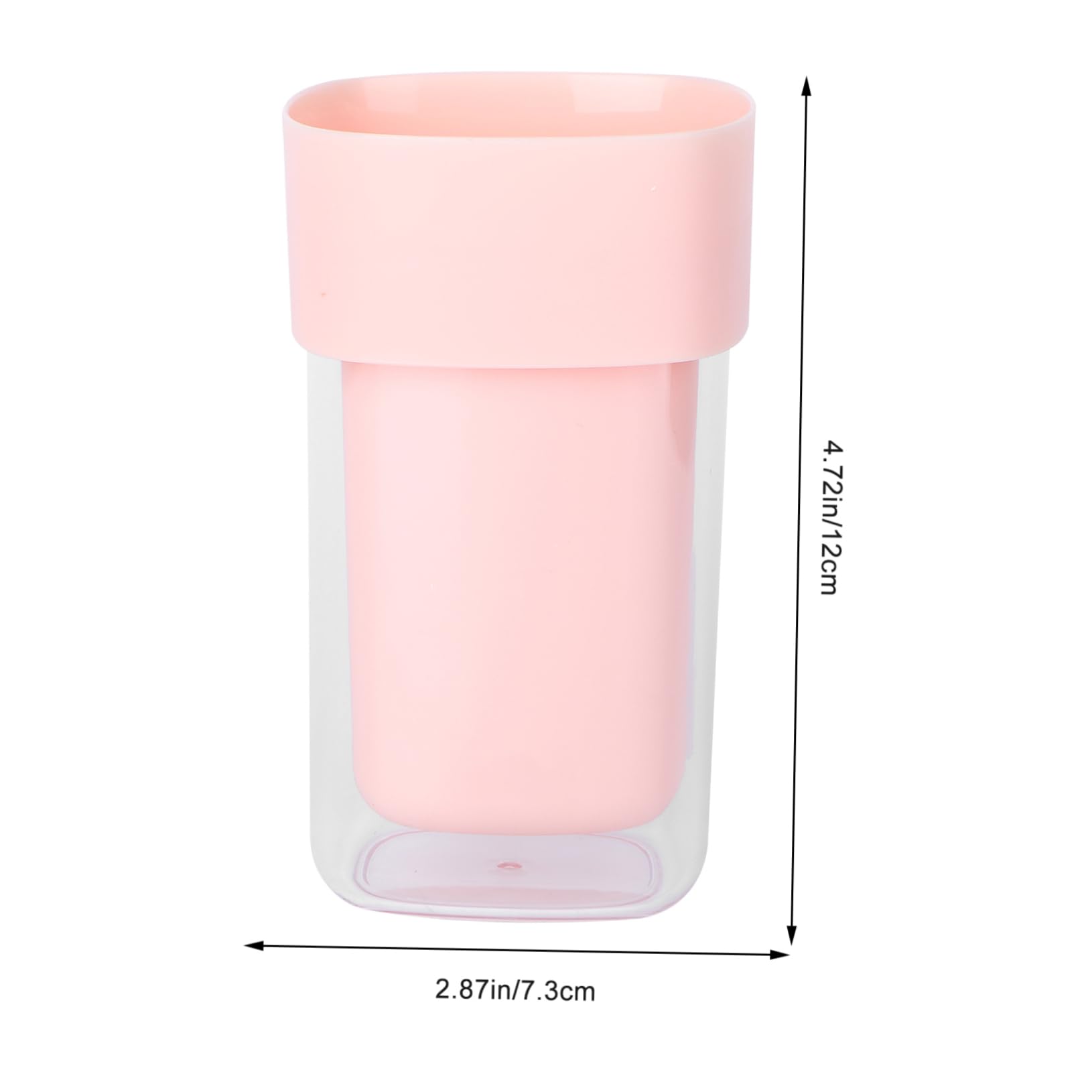 Ipetboom 1Pc Portable Travel Toothbrush Cup Convenient Washing Cup for and Travel Dustproof Design Durable Material for Business Trips and Everyday Use