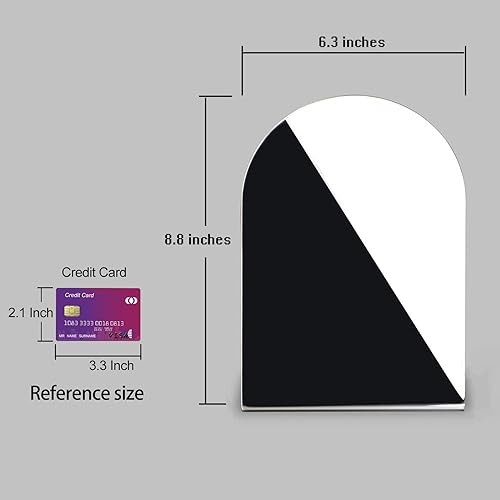 Miniatura 6 de Espejo de mesa para escritorio, espejo organizador de maquillaje, espejo irrompible, espejo de maquillaje de viaje, espejo portátil de encimera,