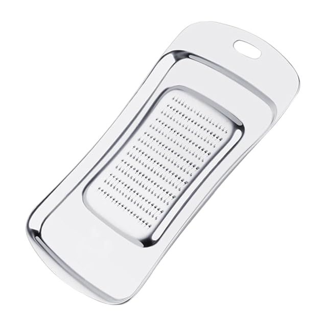 Stainless Steel Grater for Garlic Ginger Cheese and Lemon Thickened Blade Design for Effortless Shredding and Easy Cleaning