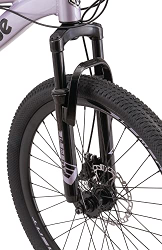 Image of Mongoose Grafton Mountain Bike, 21 Speed, Aluminum Frame, Knobby Mountain Tires, Suspension Fork, Trigger Shifters, Mechanical Disc Brakes