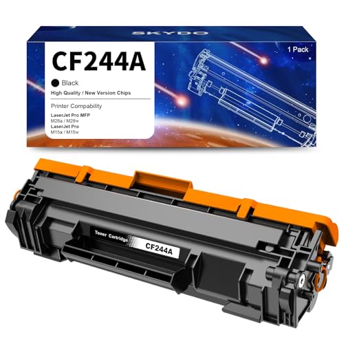 44A CF244A Compatible Cartouches de Toner Remplacement pour HP 44A CF244A pour HP LaserJet Pro M15w M15a MFP M28w M28a (1 Noir)