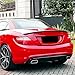 Compatible for Mercedes Benz SLK R172 2011-2015 Carbon Black Car Rear Trunk Lid Boot Ducktail Spoiler Wings Tuning Accessories(Carbon Printing)