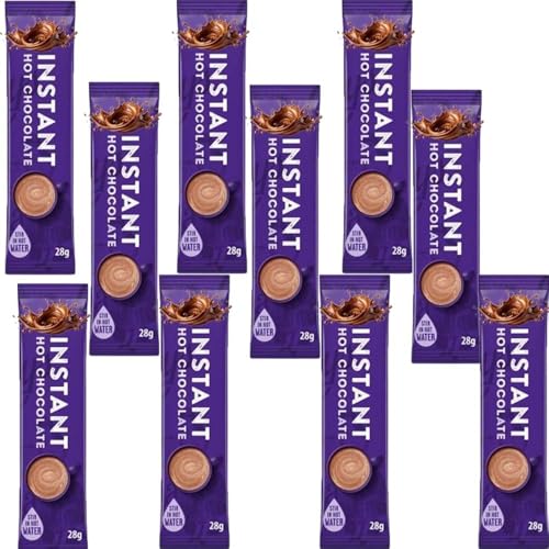 Instant Hot Chocolate Drink Sachet 28g – Rich, Creamy & Smooth – Quick & Easy to Make – Perfect for Home, Office, or On-the-Go – Cdb (Pack of 10)