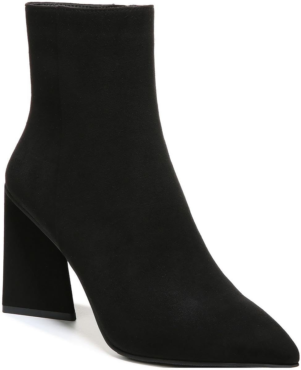 bar III Womens Asya Pointed Toe Dressy Booties Black 8.5 Medium (B,M)