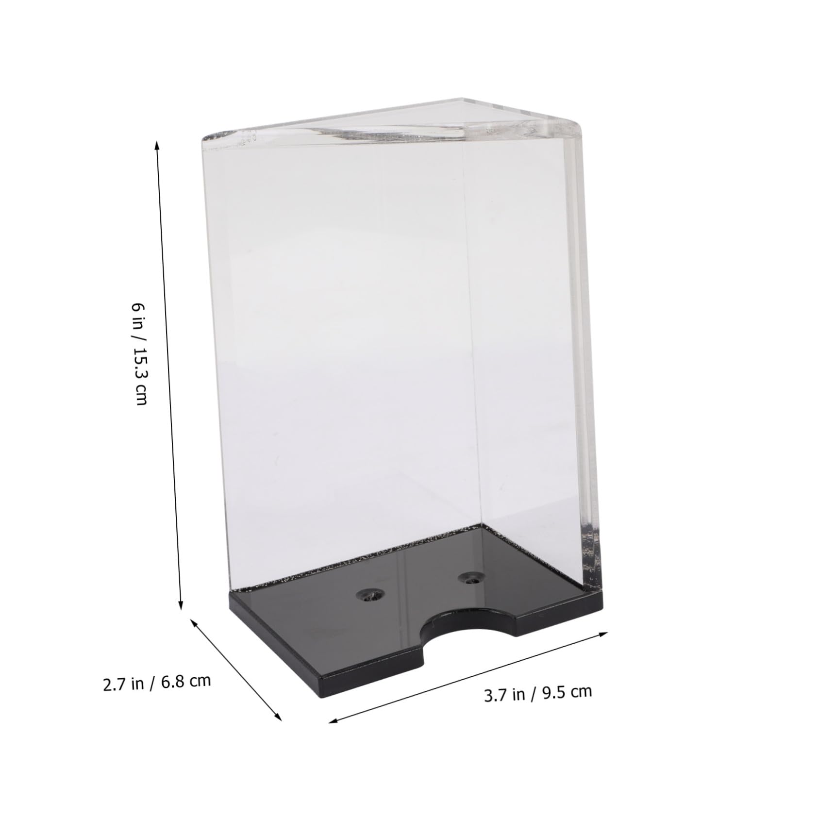 Support Boîte 8 Jeux en Acrylique Transparent pour Cartes à Jouer | Pratique et Compact, Accès Facile, Usage Domestique, Aspect Chic et Décoratif, Léger