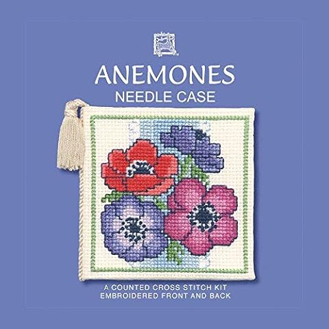 Anemones Needle Case Cross Stitch Kit Cover