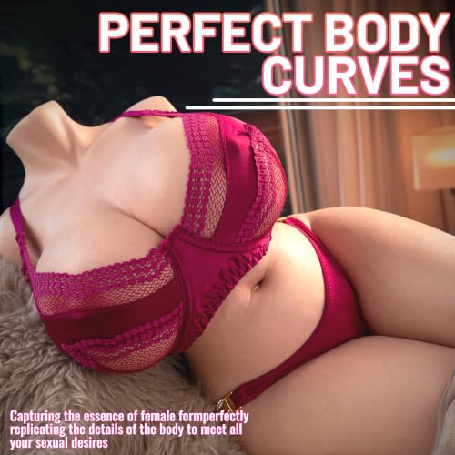 Image of Premium Silicone BBW Sex Doll with 3D Textured Vagina & Anal and Boobs, 3 in 1 Torso Masturbator Love Doll, Pocket Pussy Ass Male Sex Toy for Men Masturbation 20Lb