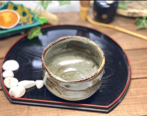 Amazon｜百華園 九谷【抹茶碗】しだれ桜 中絵 陶器 単品｜抹茶碗