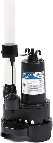 PROFLO PFTG92352P ProFlo PFTG92352P Bomba de sumidero sumergible de hierro fundido de 13 HP con descarga de PVC