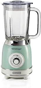 Frullatore Ariete Vintage 583 Verde – 1000W con Tazza in Vetro 1,5L