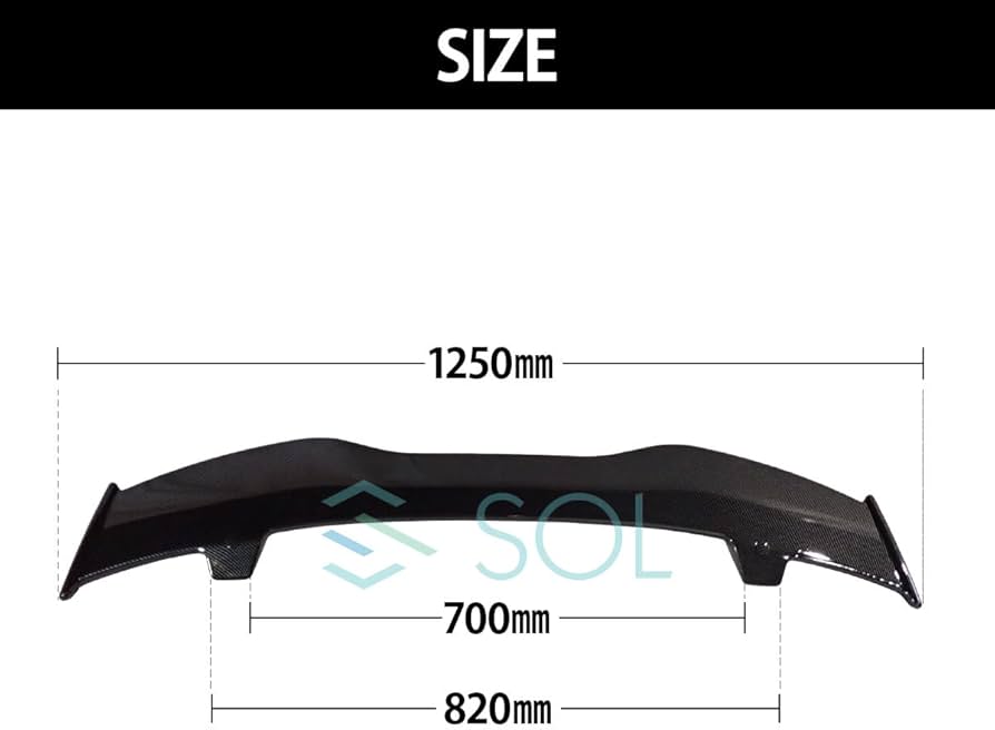 Amazon | ハッチバック GTウイング 汎用 125 cm リア スポイラー