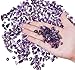Unihom Amethyst Tumbled Chips Stone Crushed Crystal Quartz Irregular Shaped Stones for Home Decorative Stones Vases Plants Succulents Cactus 1 Pound (About 460 Gram)