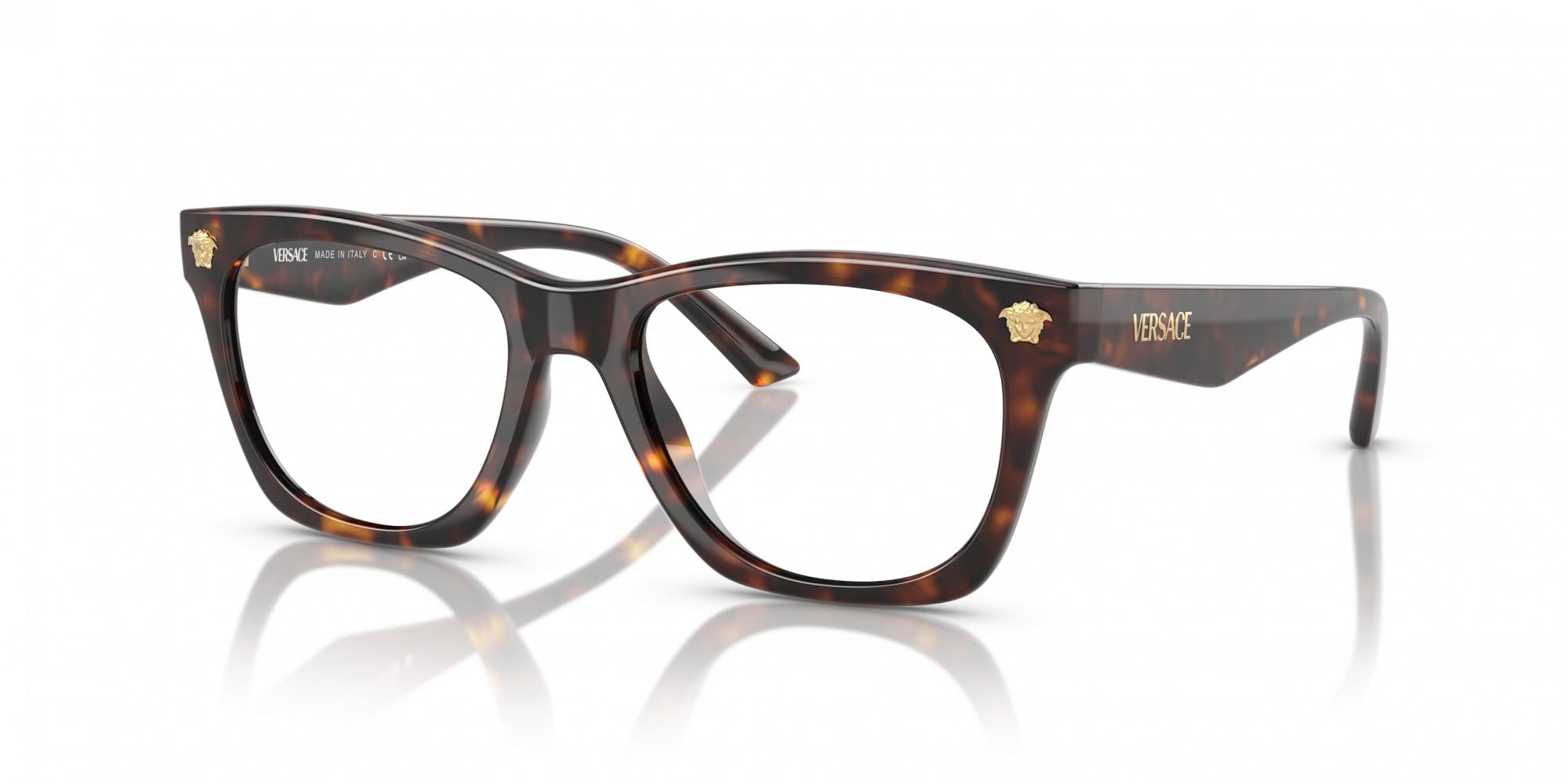 Versace Men's Man Ve3363u 108 Optical Frames Injected Turtle Pillow Normal