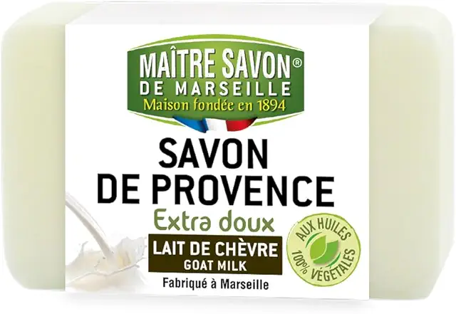 Savon au Lait de Chèvre de Marseille 100g - Maître Savon de Provence