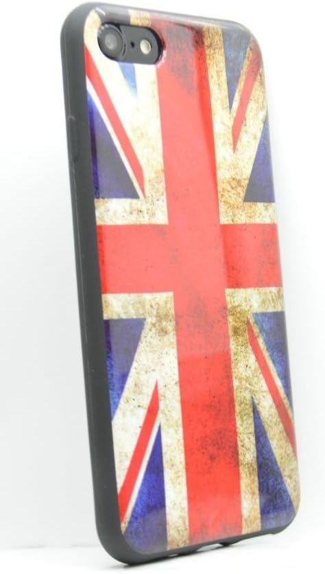 OLIVIASPHONES Cases For iPhone 7 Plus London Theme 2 Pac Retro Red London Telephone Box Vintage union Jack Protecting gel Back Case Cover Accessories for Mobile Phones
