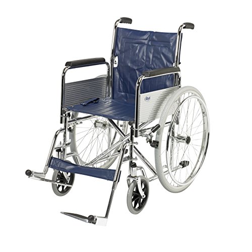 Silla de ruedas desmontable plegable Days con reposapiés confort