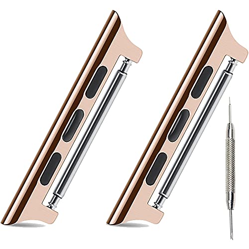 Ya en manzanajugosa.com: AISPORTS Compatible con Apple Watch 38mm 40mm Adaptador,Conector Estiramiento Adaptador de Acero Inoxidable Cierre de Conexión Metal con Barra de Resorte para Apple Watch SE/iWatch Series 6/5/4/3/2/1