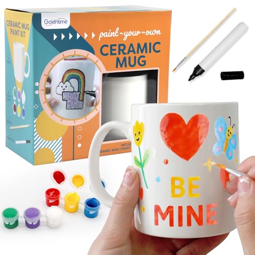 Paint Your Own Mug Kit for Adult Kids Craft Art...