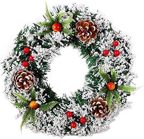 Couronnes d'anneaux de fleurs de Noël YZCIS : ne perdez plus de temps à décorer - 2