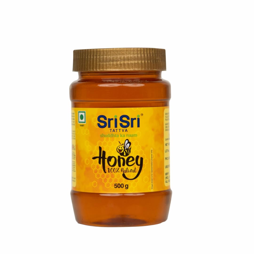 Sri Sri Tattva Honey - 100% Natural & Pure - 500g (Pack of 1)
