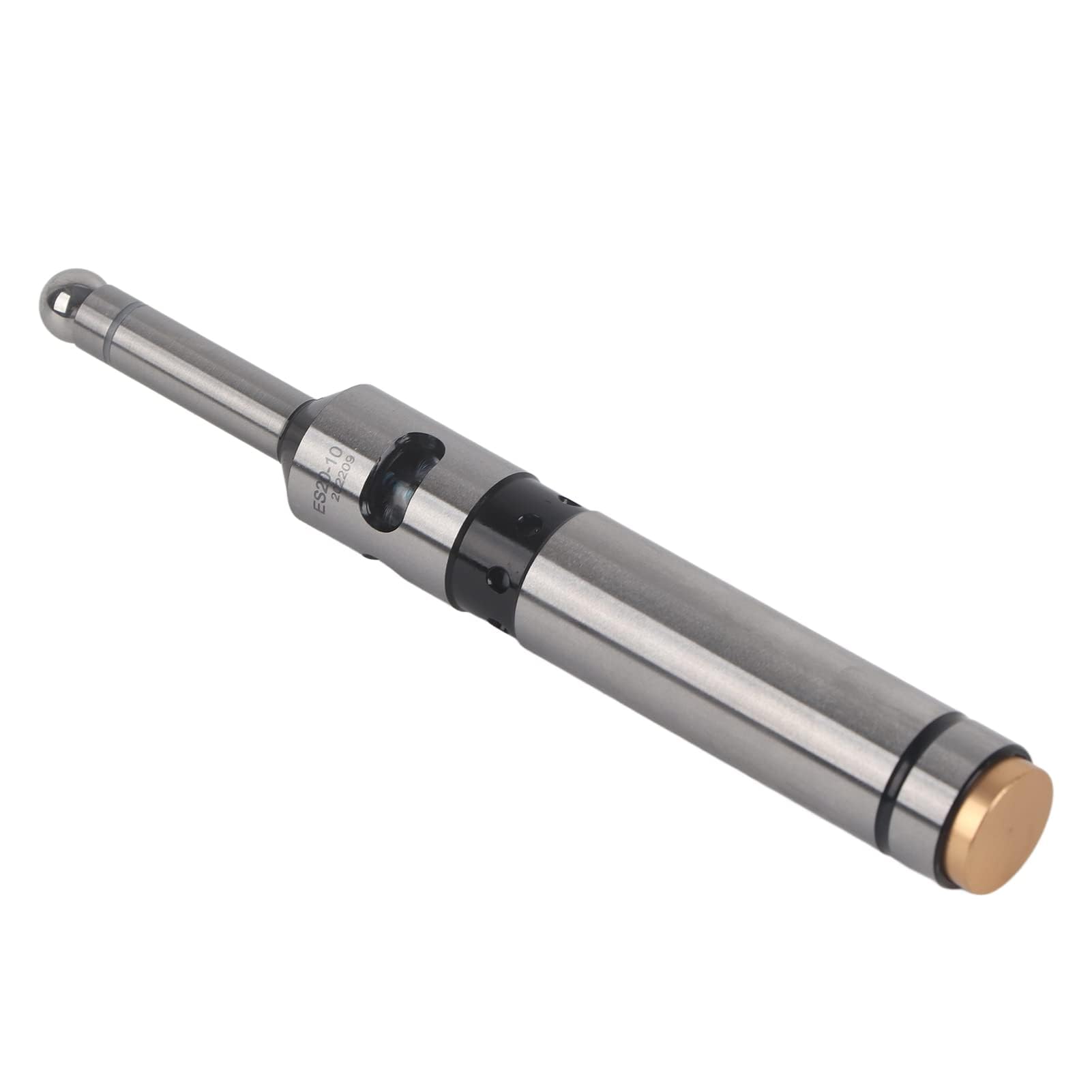 Kantentaster, 10 Mm, Elektronischer Kantentaster Mit Präzisions-LED-Piepton-Berührungspunktsensor, Elektronischer Kanten-Mitteltaster aus Edelstahl, Elektronischer Optischer Kantentaster Für CNC-Drehm