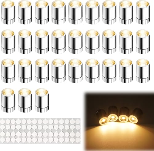30 Stück Mini LED Lichter für Puppenhaus Beleuchtung, Warmweiß...