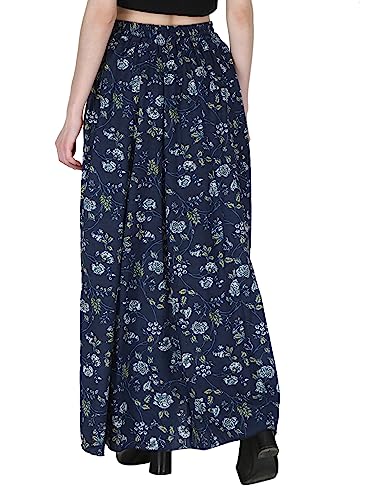 Image of Sttoffa Cotton Printed Women Wear Maxi Long Skirt 40 inch inch Full Length