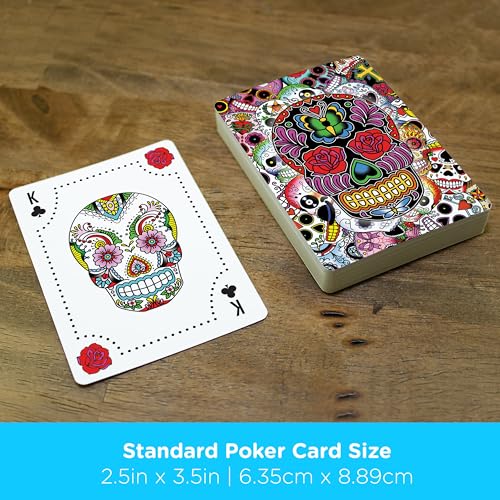 Sugar Skulls naipes de póker miniatura 5