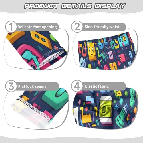 Toddler Girls Leggings Printed Yoga Pants Leggings Illustration One for Kids3