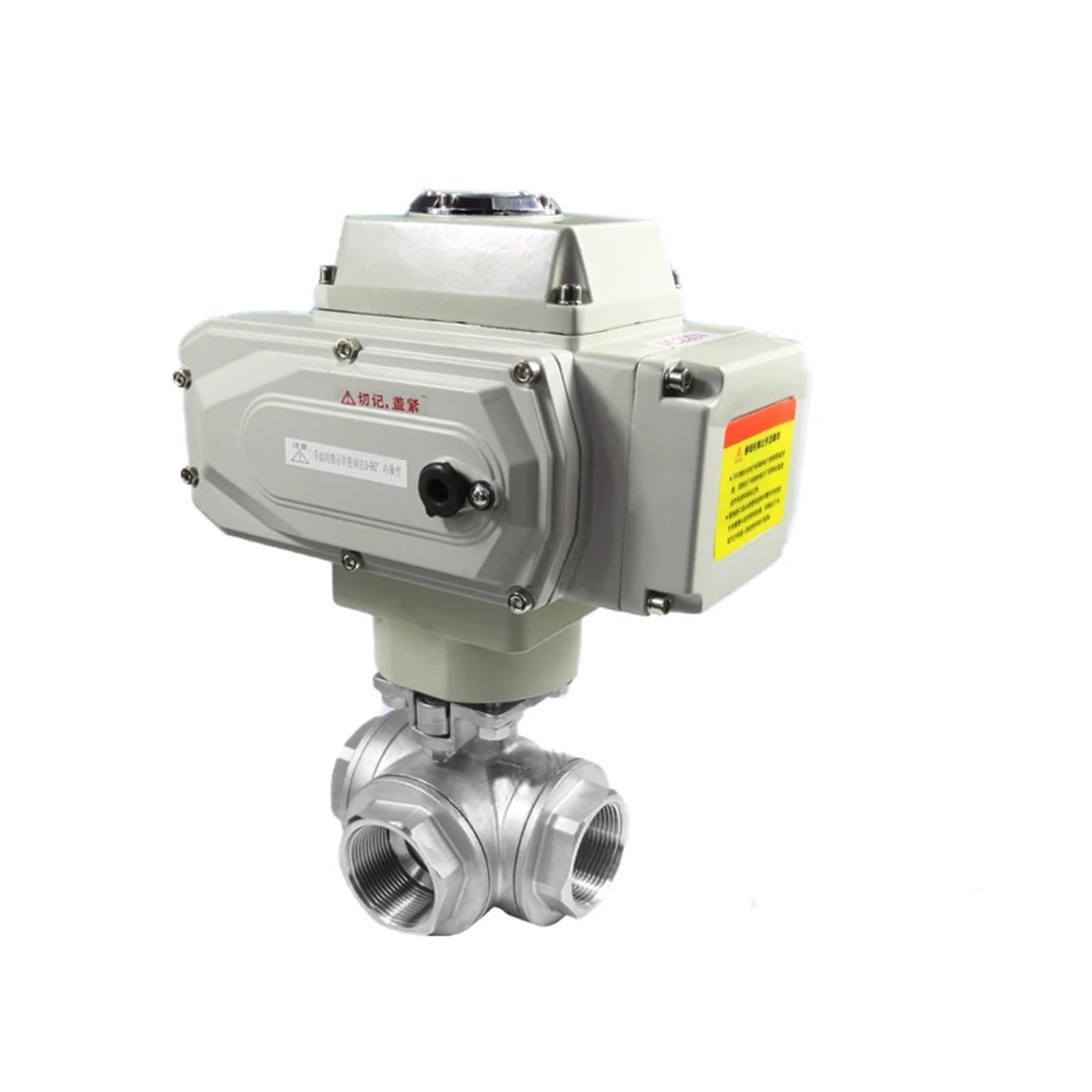 YWRWUPMGK 2" 3 Way Motorized Ball 304 Q911F-16P Female Thread Electric(110VAC-T TYPE)