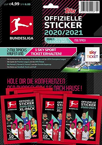 Preisvergleich Produktbild Topps Deutschland GmbH Bundesliga Sticker-Multipack 2020 / 2021