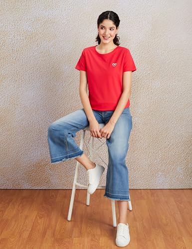 Image of Amazon Brand - Symbol Women's Cotton Stretch Regular Fit Round Neck Sleeveless T-Shirt (Available in Plus Sizes)