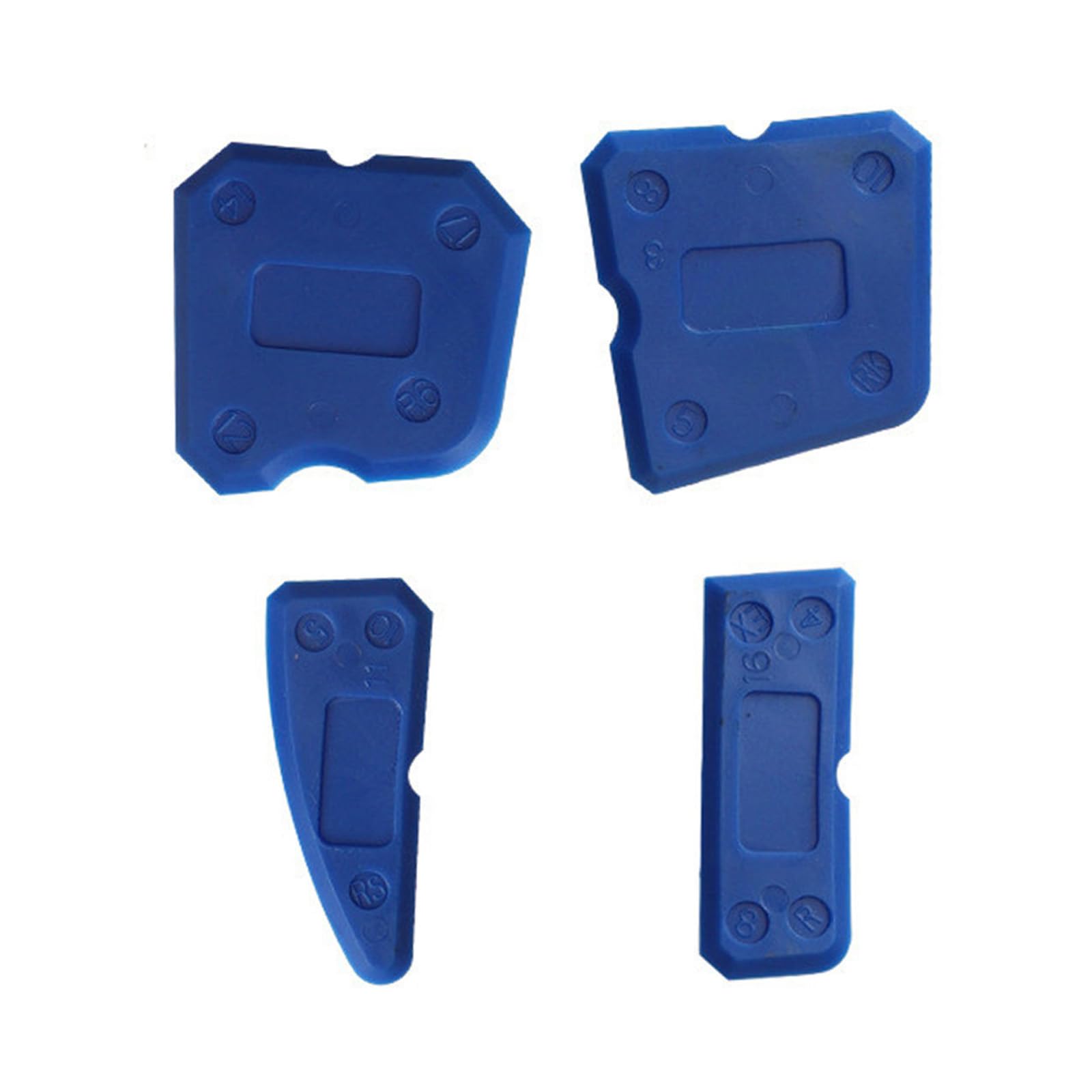 Tsophreniq Blue Color Multi Functional Grout Scraper Removal Kits For Restoration Projects Ergonomic Angled Construction Caulking Tool For Home Improvement