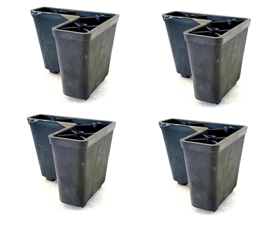SBE L Shape PVC Plastic Furniture Leg for Sofa, Table, Bad & Couch Set of 4 Pieces 2 Inch (B0BD7H5694) Amazon Price History, Amazon Price Tracker