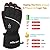 Upgraded Heated Gloves Men Women,Ski Motorcycle Electric Battery Mittens Gloves (XXL)
