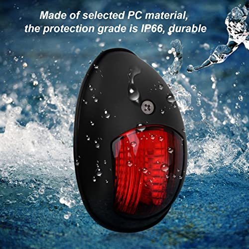 Alomejor 2Pcs LED Luci di Navigazione per Barche