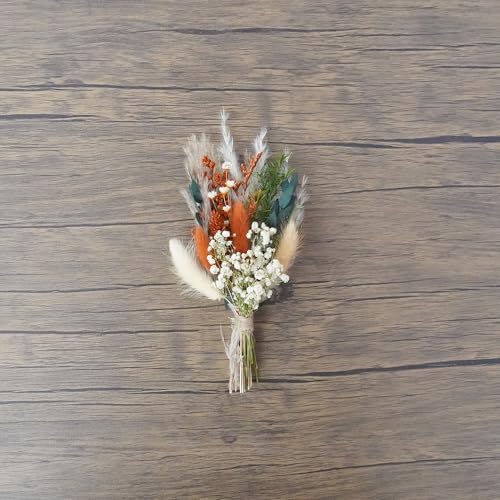 Ramo mini de flores secas Boho para decoración miniatura 1