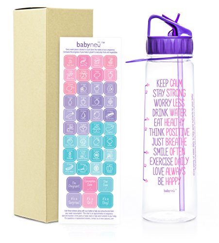 Pregnancy water bottle